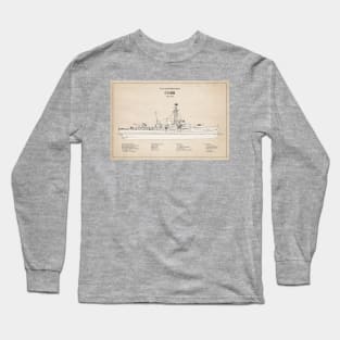 Cobb wpg-181 United States Coast Guard Cutter - SBD Long Sleeve T-Shirt